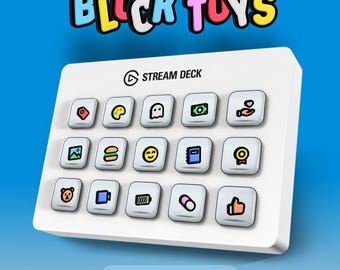 Block Toys Stream Deck Icons | 260+ Custom Streaming Assets (Digital Download)