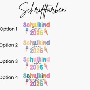 Personalized Schoolchild Shirt 2026, Back to School Gifts, First Day of School T-shirt, Schoolchildren 2026, Children's Gift, Preschooler image 8