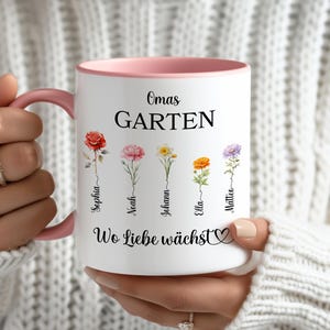 Grandma gift ceramic mug personalized Mother&#39;s Day gift Personalized gift Grandma Personalized mug Grandmother gifts