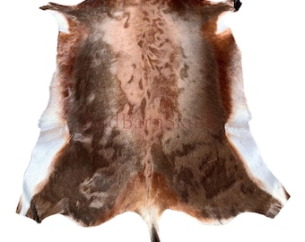 Blesbok Skin - Deer Leather Rug Deer skin for pillows, wallets, hand bags, deer floor rug - Blesbok Hide - Blesbok Antelope Skin - Deer Rug