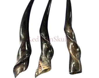 Eland Yemenite Shofar - Genuine Antelope Horn - Around 18" long - Judaica Trumpet Kosher-made Eland antelope horn shofar Eland Horn Trumpet