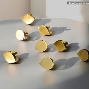 Brass Cabinet Knobs Unique Solid Brass Knobs Dresser Drawer Pulls KitchenFurniture Hardware Bedroom Decor