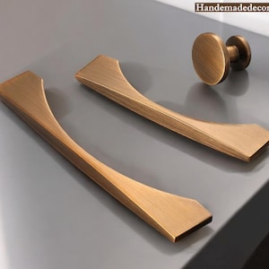 Antique Bronze Cabinet Handle: Nordic Brass Furniture Hardware