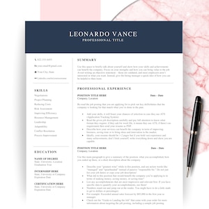 Google Docs Resume Template for Word Google Docs & Pages, Best Professional Resume Template, CV Resume, CV Template Google Docs ATS Friendly