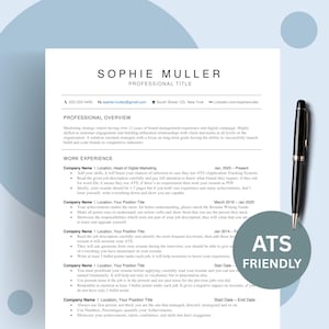 Szablon CV przyjazny dla systemu ATS: proste i profesjonalne CV (Word, Pages, Google Docs)