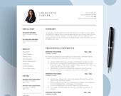 Professional CV Template, Executive Resume Template, Business Resume Template, Corporate Resume Format for Google Docs, Word & Pages, photo