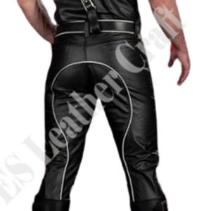 Men Leather Pants Motorbike Pant Men Sheep Leather Pant Custom Pants Steampunk Pants Leather Trousers Black Leather Pants Handmade Pant