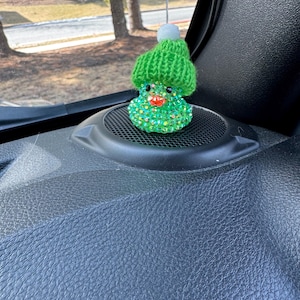 Mini 1.5in Rubber Duck/ Rubber Duck Jeep/ Unique Duck/Customizable Bedazzled Duck with Hat/  Jeep Duck/ Duck Duck Jeep