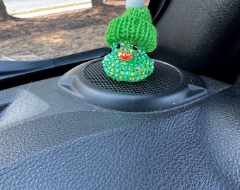Bedazzled Mini Rubber Duck with Hat