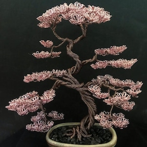 Bonsai Tree Wire Copper Tree Unique Copper Decoration Birthday Copper Birthday Carving Dedication Copper Ornament Tree of Life
