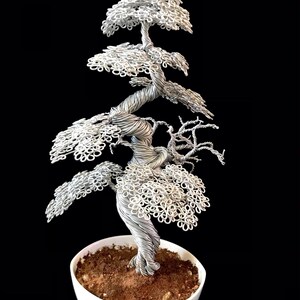 Bonsai Tree Wire Copper Tree Unique Copper Decoration Birthday Copper Birthday Carving Dedication Copper Ornament Tree of Life