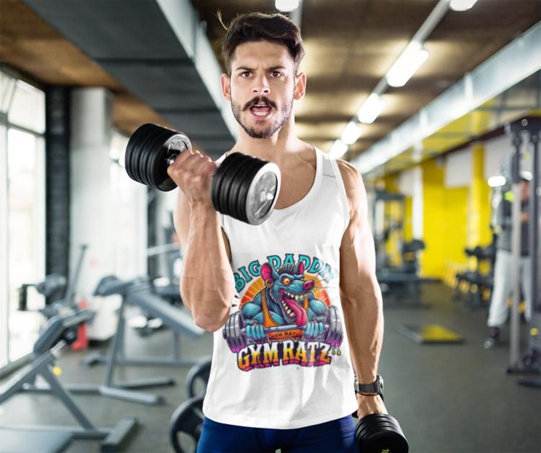 Big Daddy Gym Ratz! Logo Tank, Gym Rat T-shirt, Bodybuilding Apparel ...