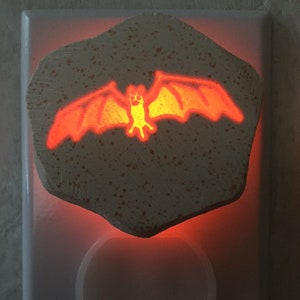 Bat  small 1/3 watt neon-light night light