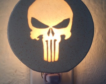 Punisher Inspired Large 4watt Night Light with On/Off Switch