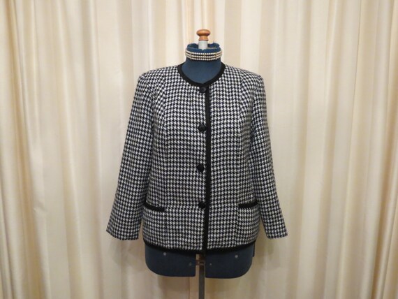 Vintage Jacket Blazer 80s Ricki Renee Sydney Black