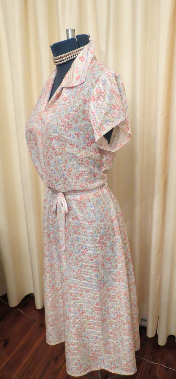Vintage Floral Pattern Loose Boho Style Dress