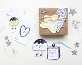 Set of 36 Christmas Garland and Gift Tag designs - Instant Printable Download (DIY, PDF)