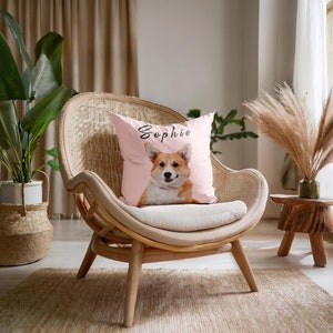 Taie d'oreiller personnalisée pour animal de compagnie, oreiller personnalisé pour animal de compagnie, cadeau personnalisé pour animal de compagnie, oreiller commémoratif d'animal de compagnie, taie d'oreiller personnalisée, taie d'oreiller personnalisée