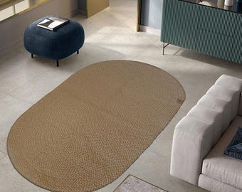 Bohemian Jute Rug, Handmade Jute Rug, Natural Jute Rug, Jute Braided Rug, Natural Fiber Rug, Jute Runner Rug, Jute Carpet, Jute Decor