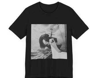 Sea Gull Selfie Unisex Tee Funny Ocean Monster Boat Tee Beach Vacation Shirt Nautical Graphic Tee Summer Seaside Top Coastal Casual