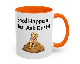 Custom Mug Funny Pet Golden Retriever Cup + Name Custom Dog Mug Personalized Cup Custom Novelty Golden Retriever