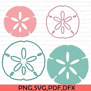 Sand Dollar SVG, Sand Dollar Cut Files for Cricut, Beach Silhouette Svg, Die Cut File, Shell Svg, files , for Cricut, Instant Download