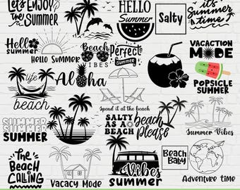 Summer SVG, Summer time svg, summer beach svg, aloha svg, vacation svg, summer svg bundle, summer sunset svg, png, dfx, pdf