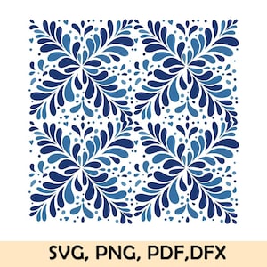 Talavera SVG, Maxican Talavera Tile SVG, Talavera Decor SVG, Talavera design, svg, png, digital download files,