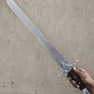 Handmade Carbon Steel Blade Tactical Scimitar Sword Survival Sword, Tactical blade | Traditional Handmade Viking Sword Blade