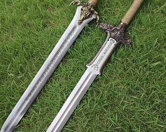 Handmade Conan Atlantean Sword Set | Stainless Steel Replica