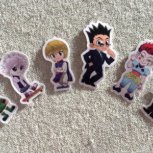 Jäger x Jäger | Vinyl-Aufkleber | HxH Charaktere - Gon, Killua, Kurapika, Leorio, Hisoka, Chrollo