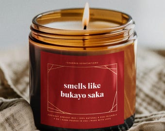 Smells Like Bukayo Saka Candle - Natural Coconut Apricot Wax, Gift, Home Decor, Gag, Funny, Celebrity, Soccer, Football, Arsenal, Gunners