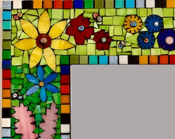 Mosaic Flower Miirror