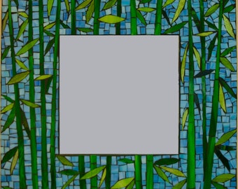 Mosaic Bamboo Mirror