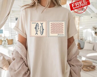 Fisherman Christian T-Shirt: Religious Angler Gift, Bible Verse Tee