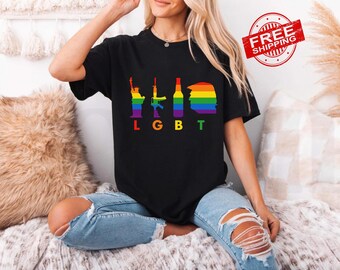 LGBT Pride Trump Tee: Conservative American Support Shirt