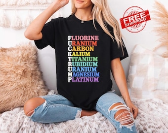 Subtle Chemistry Shirt, Funny Science T-Shirt, Chemistry Nerd Tee, Science Teacher Gift, Scientist Graphic Shirt, Geeky Activist Tee