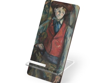 Soporte para móvil con diseño de retrato vintage para smartphones / Soporte artístico para teléfono