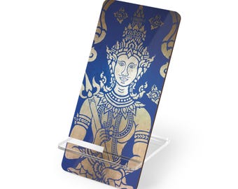 Soporte para móvil/base para smartphone con ilustración de una deidad tailandesa