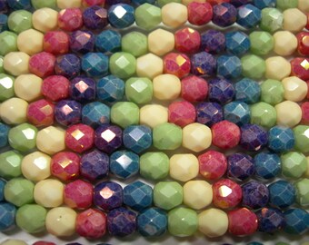 Details about   12" glass bead prism strand part Pink Unicorn Rainbow Opaque Opaline brass lamp 
