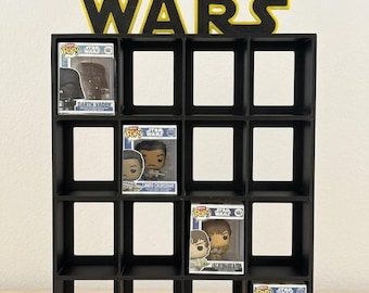 Mensola espositiva di Star Wars | Per 16 Funko Pop | Decorazione galattica per i fan