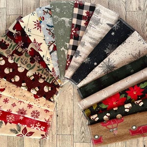 Handmade Winter Flannel Reusable Non-Paper Towels: 100% Cotton, Zero Waste Set of 6