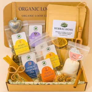 Luxury Organic Loose Leaf Tea Gift Set – Citrus & Honey