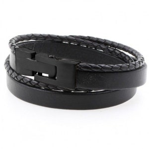 Men's Bracelet with Text Engraving Personalized For Him Robust Personalized Bracelet image 2