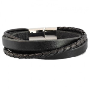 Lederarmband mit Gravur. Personalisiertes Armband. Geschenk für Ihn. Bild 6