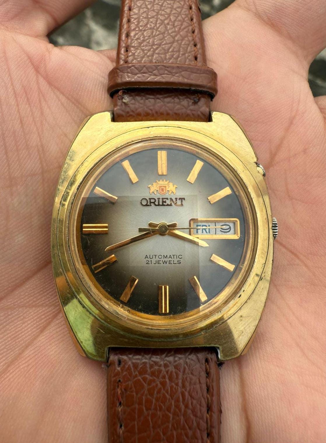 Orient 21 Jewels Gold - Etsy