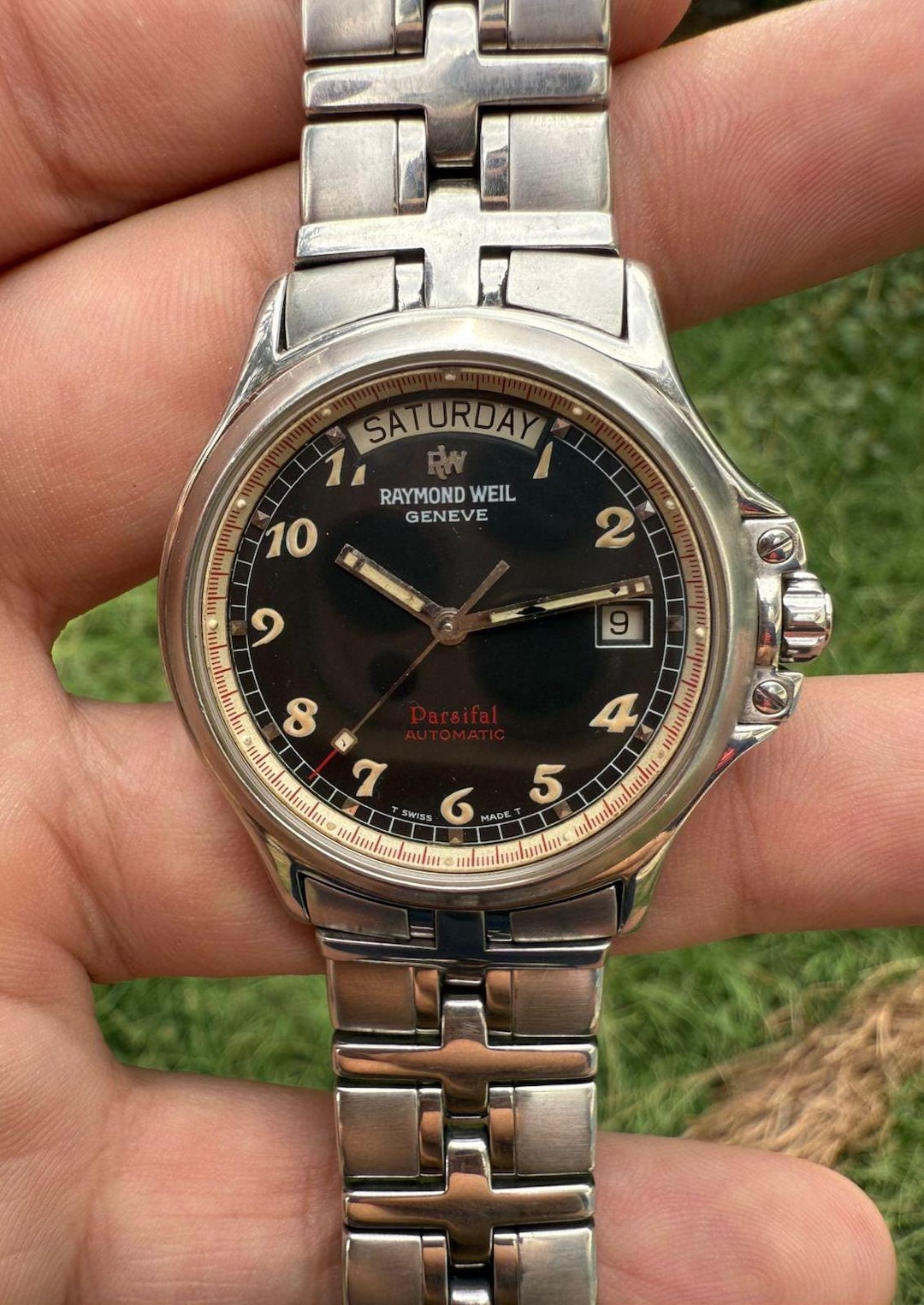 ✨RAYMOND WEIL✨レイモンドウィル✨デイト✨パルシファル✨腕時計✨ Raymond Weil Parsifal Day-day President Automatic Men's Wrist