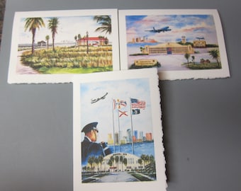 MacDill AFB Tampa, Florida Scenes Bayshore 5 x 7 art cards or 8x11, 11x14 Tampa Prints @RTobaison you pick