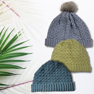 Patron de bonnet au crochet pour adulte Bonnet au crochet pour enfant Patron de bonnet au crochet Patron au crochet DK
