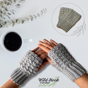 Crochet Pattern Fingerless Mittens Gloves Crochet Pattern Mitts Crochet Handmade Instant download Child Adult Wristwarmers Cosy Crochet Gift
